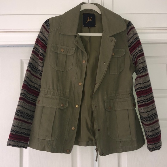 Green Cargo Jacket - Picture 1 of 4